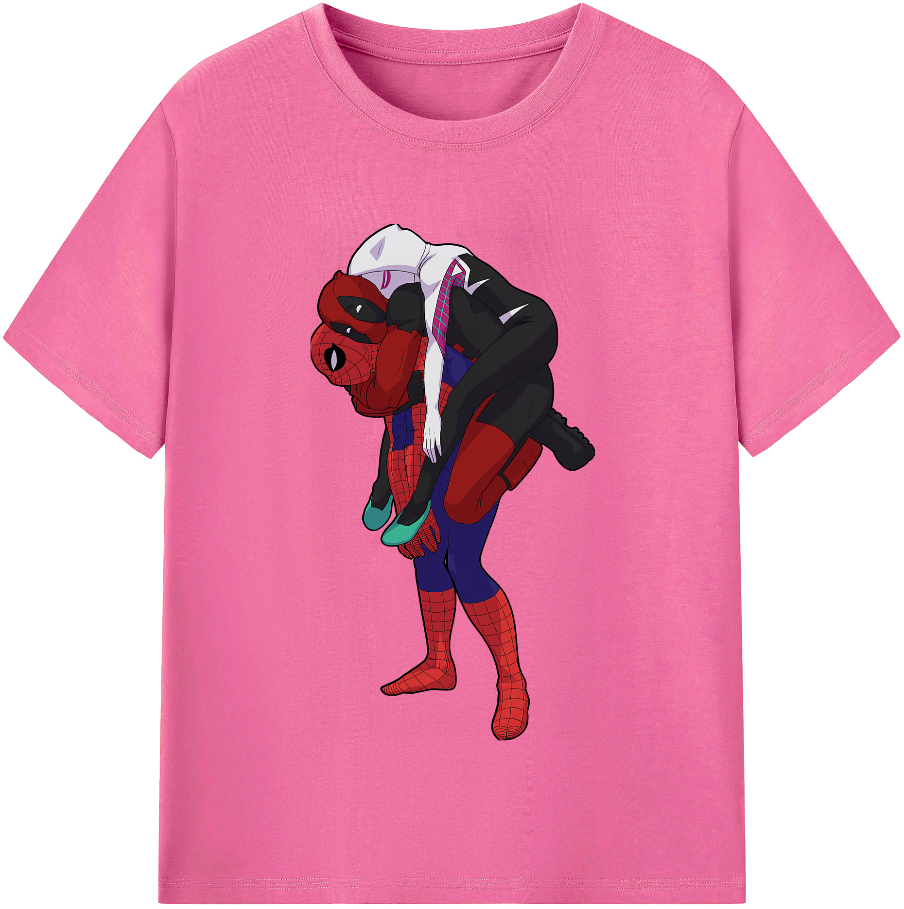 （画像用） Deadpool デッドプール レディースカジュアルプリントTシャツ（綿100％）